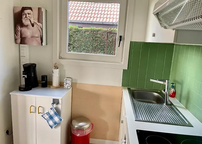 Atmospheric, Quietly Located Polder With Private P * 데한